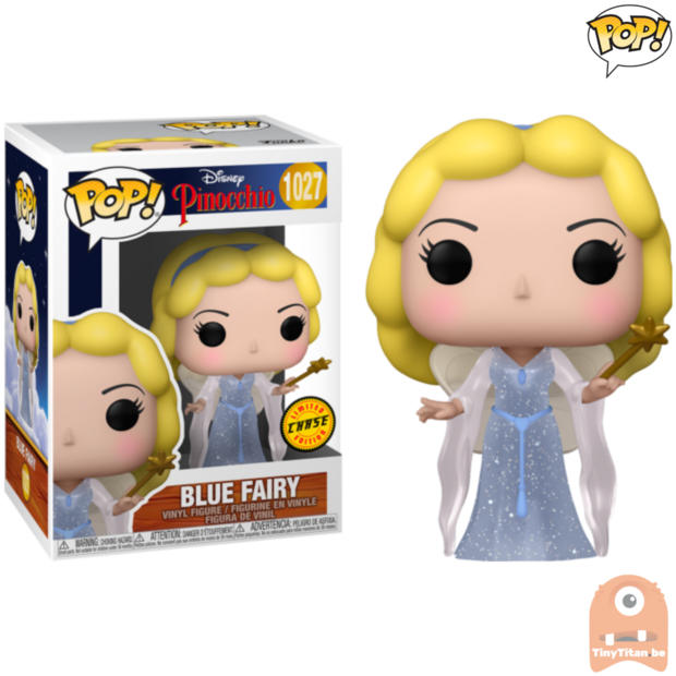 POP! Disney Blue Fairy Glitter CHASE #1027 Pinocchio Exclusive