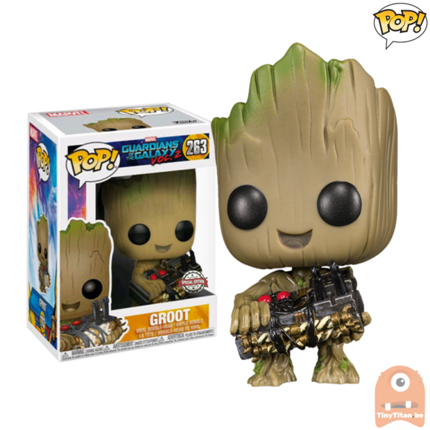 POP! Marvel Groot w/ Bomb #263 Guardians of the Galaxy Vol. 2 Exclusive