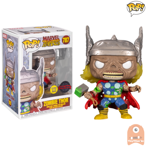 POP! Marvel Zombie Thor GITD #787 Marvel Zombies Exclusive 
