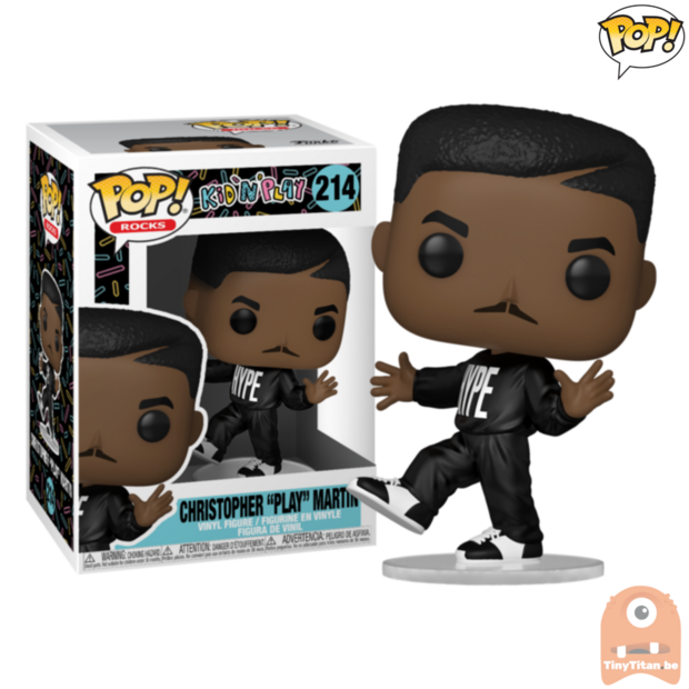 POP! Rocks Christopher "PLAY" Martin #214 Kid 'N' Play