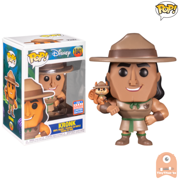 POP! Disney Kronk as Scout Leader #1041 The Emperor's New Groove SDCC 2021 Funkon Summer Convention Exclusive LE 