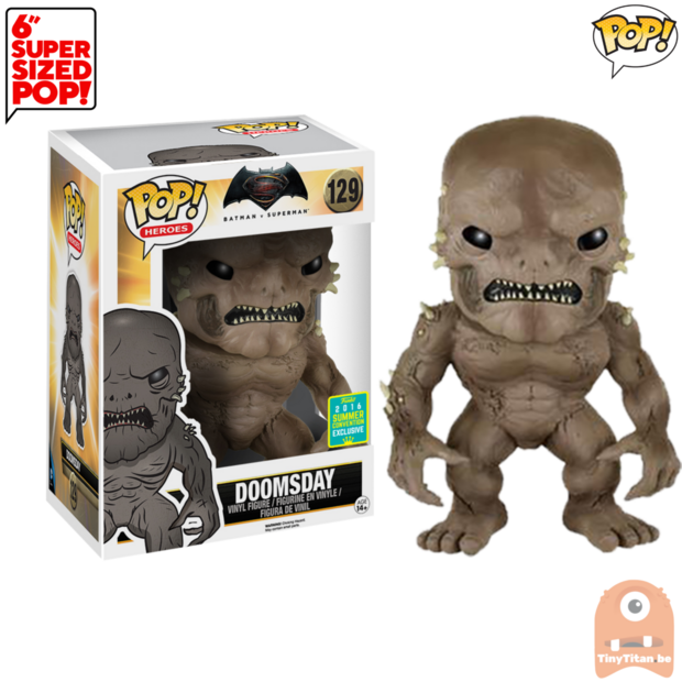 POP! Heroes Doomsday 6 INCH #129 Batman vs Superman Exclusive