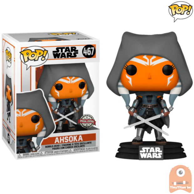 POP! Star Wars Hooded Ahsoka #467 The Mandalorian Exclusive