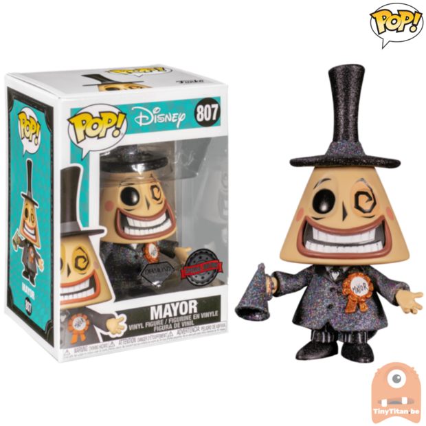 POP! Disney Mayor Diamond Glitter #807 The Nightmare Before Christmas Exclusive 