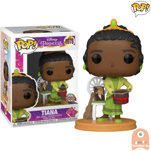 POP! Disney Tiana w/ Gumbo Pot Ultimate Princess #1078 Exclusive 