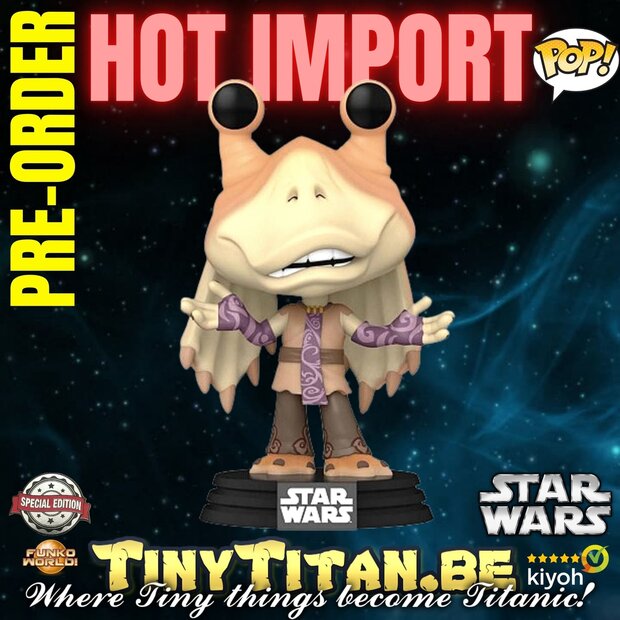 Funko POP! Jar Jar Binks - Star Wars Clone Wars Exclusive
