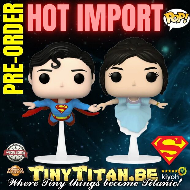 Funko POP! Superman &amp; Lois Flying 2-Pack Exclusive