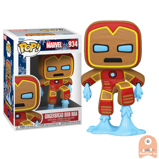 POP! Marvel Gingerbread iron Man 934 Holiday Series