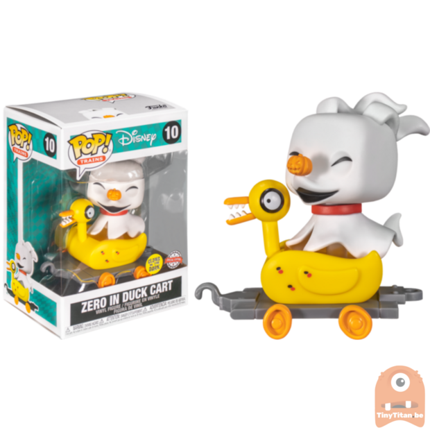 POP! Disney Zero in Duck Cart GITD 10 - The Nightmare Before Christmas Exclusive 