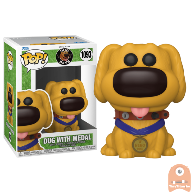 POP! Disney Dug w/ Medal 1093 Dug Days 