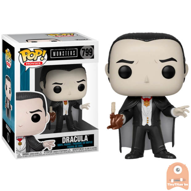 POP! Movies Dracula w/ Light 799 Universal Studios Monsters Exclusive