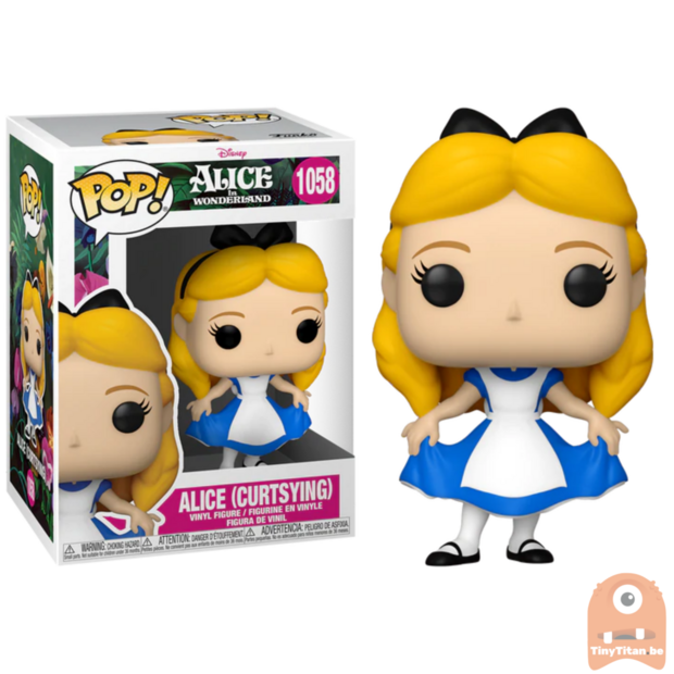 POP! Disney Alice Curtsying 1058 ALice In Wonderland 