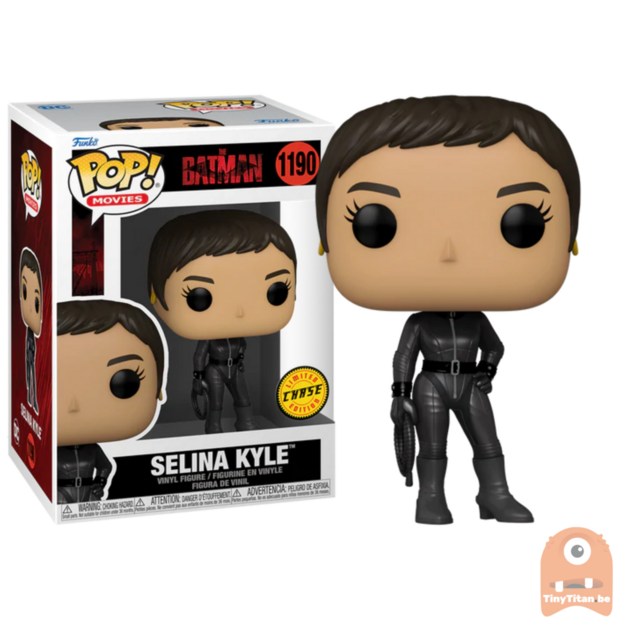 POP! Heroes Selina Kyle Unmasked CHASE 1190 Batman 2022 
