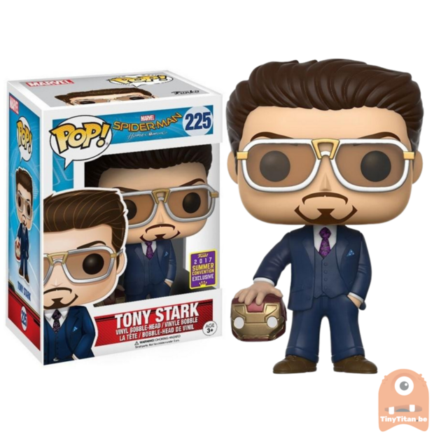 POP! Marvel Tony Stark Holding Helmet 225 SDCC 2017 Exclusive 