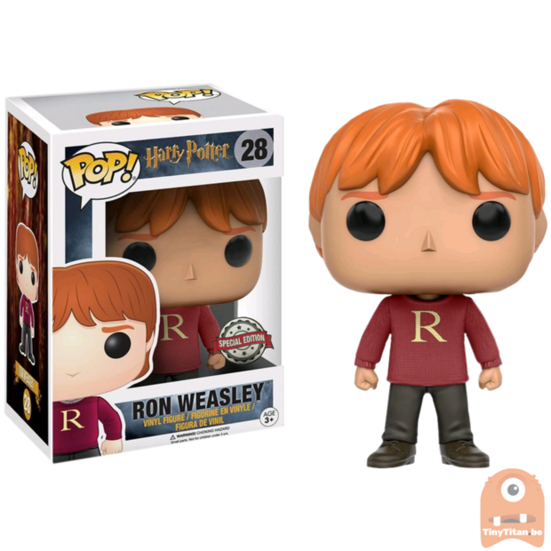 POP! Harry Potter Ron Weasley Sweater 28 Exclusive 