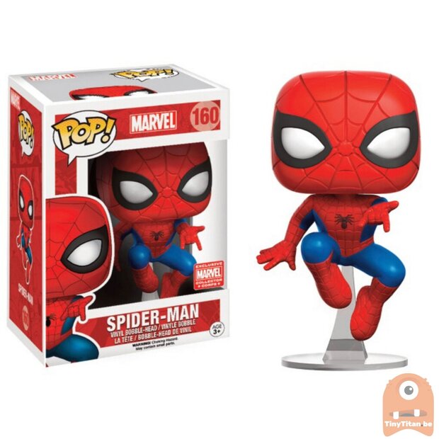 POP! Marvel Spider-Man Action Pose 160 Collector Corps Exclusive