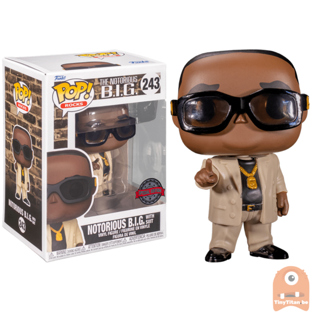 POP! ROCKS The Notorious BIG Hypnotise Suit 243 Exclusive