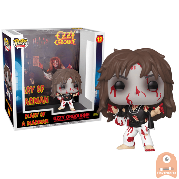 POP! Rock Albums: Ozzy Ozbourne 12 Diary of a Madman /w Case