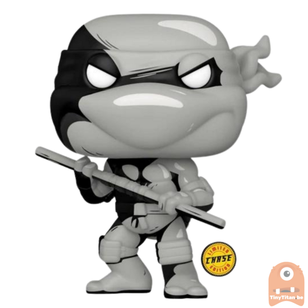 POP! Comic Donatello Black &amp; White CHASE 33 Eastman and Laird's TMNT Exclusive