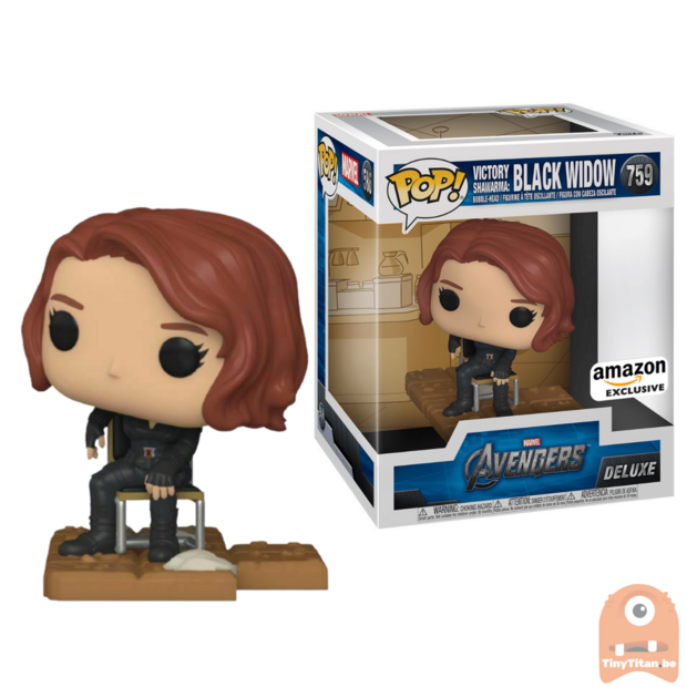 POP! Deluxe, Marvel: Avengers Victory Shawarma Series 759 Black Widow Exclusive