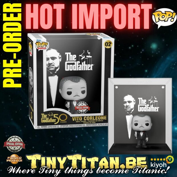 Funko POP! Movies VHS Cover: The Godfather - Vito Corleone Exclusive Pre-order
