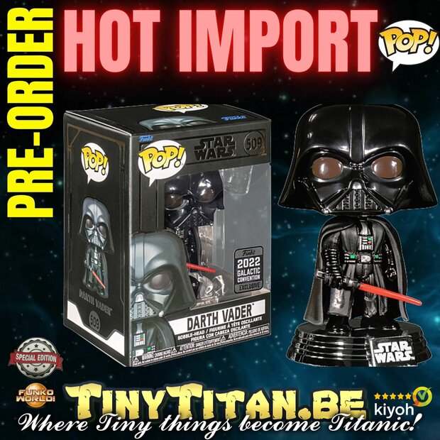 Funko POP Star Wars Darth Vader Galactic Convention Exclusive Pre-order