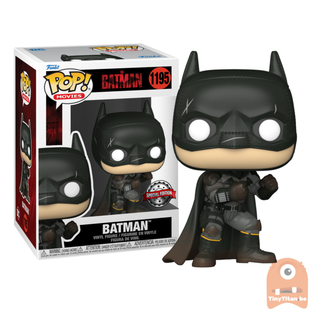 POP! Movies DC Battle Scarred Batman 1195 The Batman Exclusive