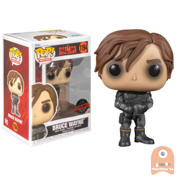 POP! Movies Unmasked Bruce Wayne 1194 The Batman Exclusive 