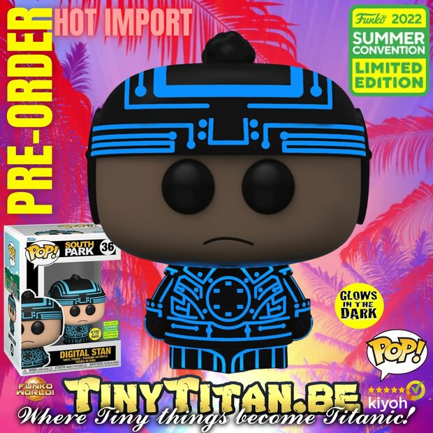 Funko POP! TV Digital Stan GITD - South Park SDCC 2022 Exclusive LE - Pre-order