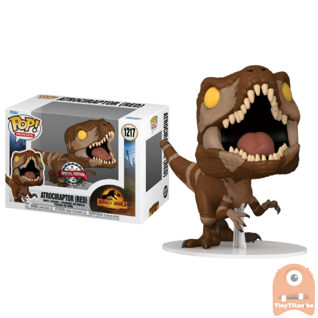 POP Movies Atrociraptor Red1217 Jurassic World Exclusive