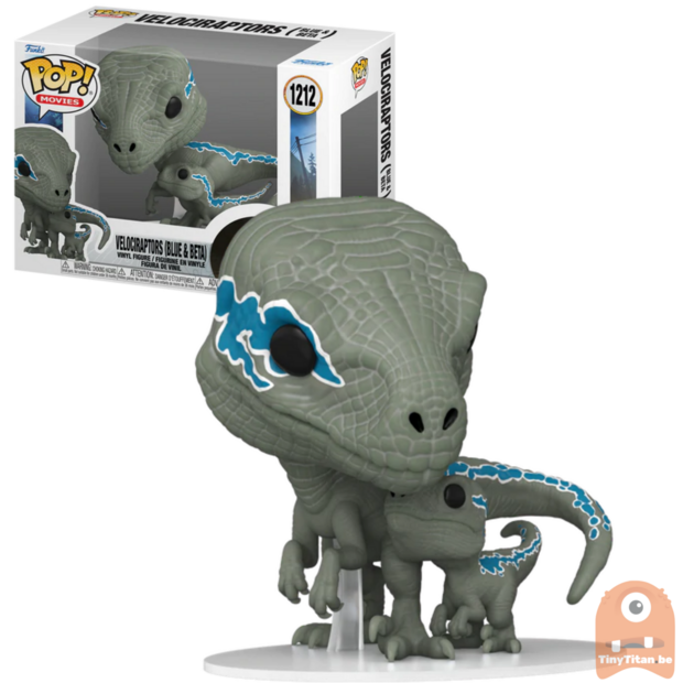 POP! Movies Velociraptors Blue &amp; Beta 1212  Jurassic World Dominion