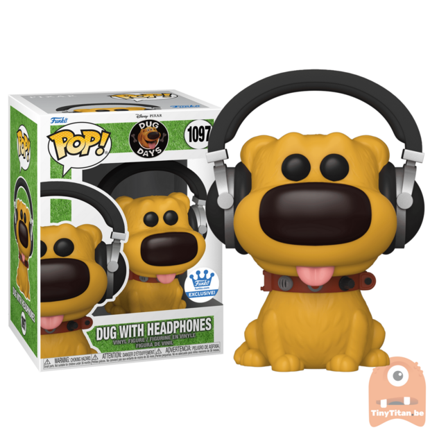 POP! Disney Dug w/ Headphones 1097 Dug Days Exclusive 