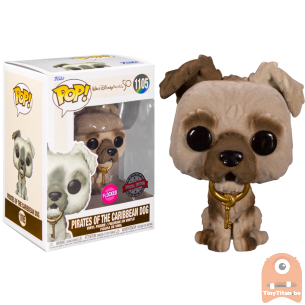 POP! Disney Pirates of The Caribbean Dog Flocked 1105 Exclusive