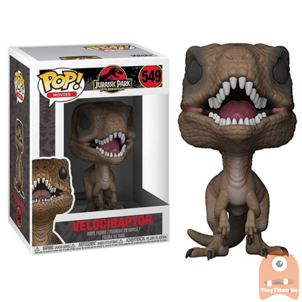 POP! Movies Velociraptor 549 Jurassic Park 