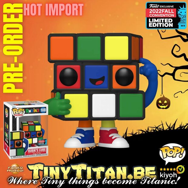 Funko POP! Rubik Cube NYCC 2022 Exclusive LE - Pre-order