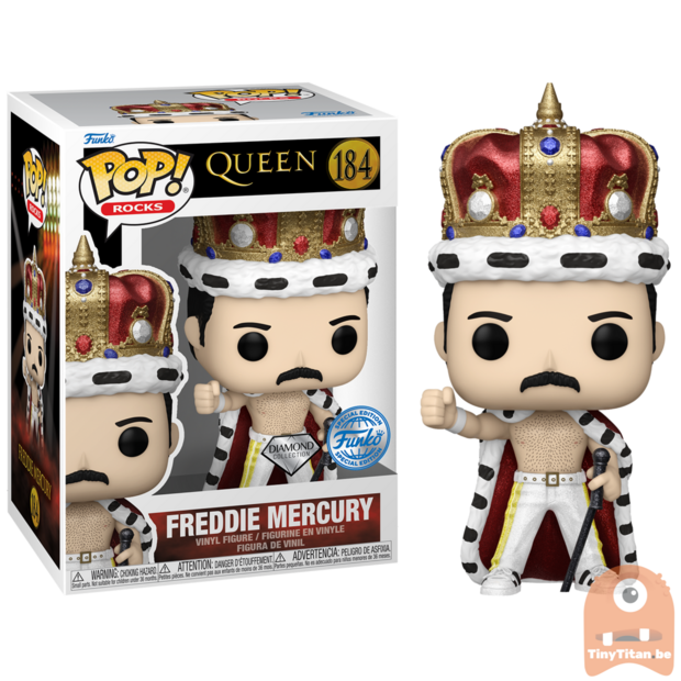 POP! Freddie Mercury King Diamond Glitter 184 Queen Exclusive 
