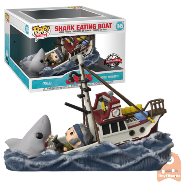 POP! Movie Moments Shark Eating Boat 1145 JAWS Exclusive 