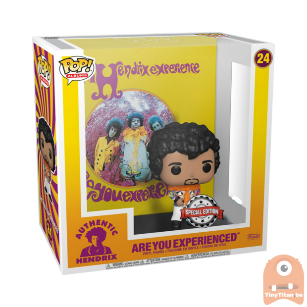 POP! Rock Albums: Jimi hendrix - Are You Experienced /w Case 24 Exclusive