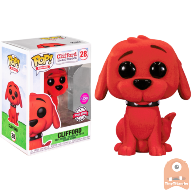POP! Books Clifford Flocked 28 Clifford The Big Red Dog Exclusive