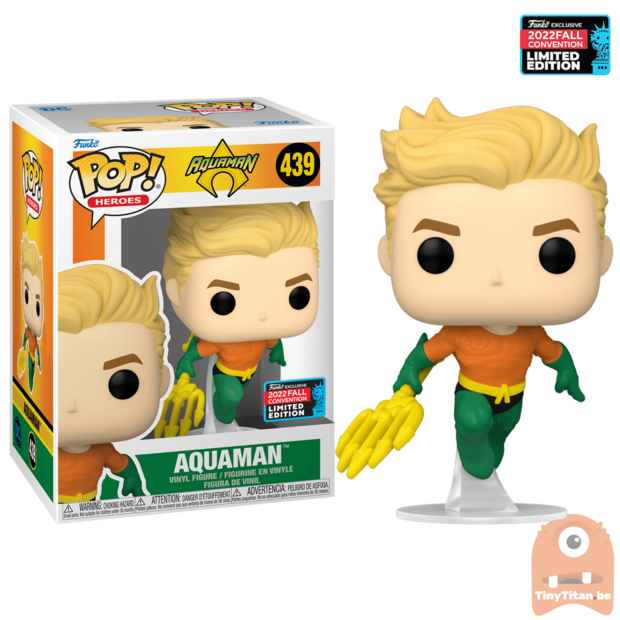 POP! Heroes Aquaman 439 DC NYCC 2022 Exclusive LE