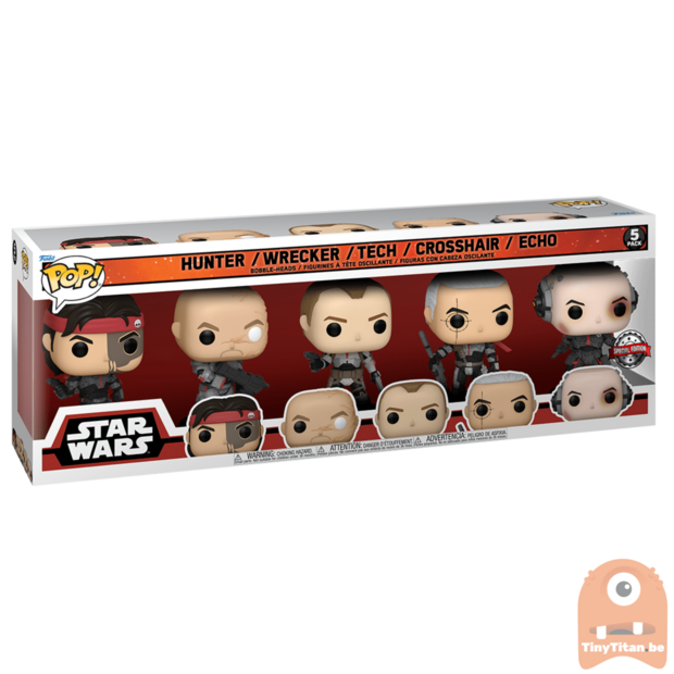 POP! Star Wars Bad Batch 5-Pack Exclusive