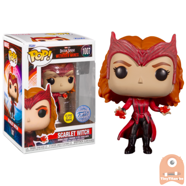 POP! Marvel Scarlet Witch GITD 1007 Doctor Strange 2 Exclusive 