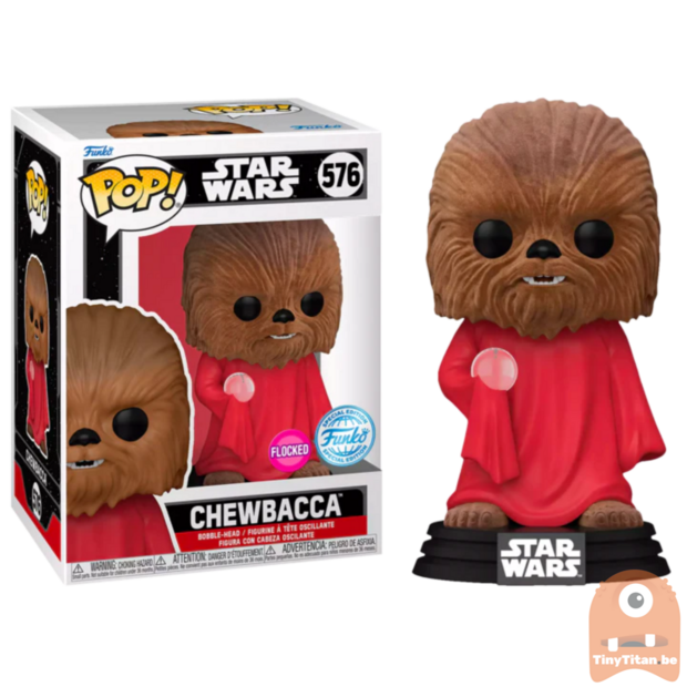 POP! Star Wars Chewbacca Flocked Red Coat 576 Exclusive