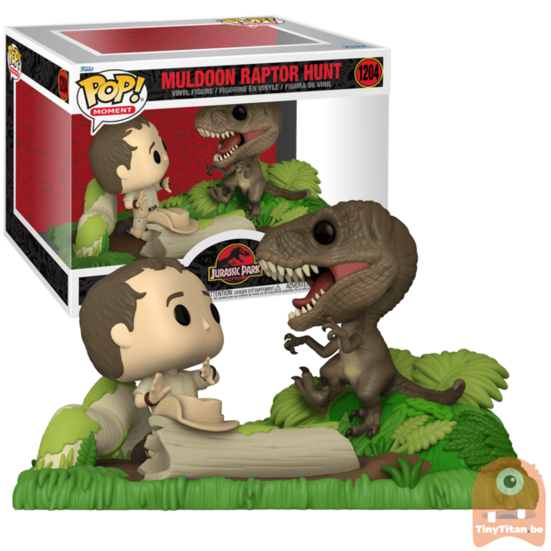 POP! Movie Moments Muldoon Raptor Hunt 1204 Jurassic Park Exclusive 