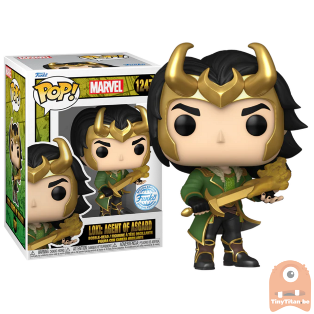 POP! Marvel Loki agent of Asgard 1247 Exclusive