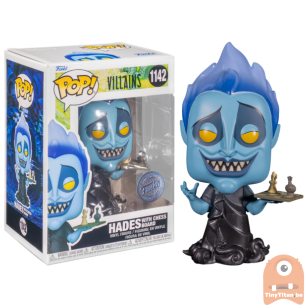 POP!  Disney Hades w/ Chess Board 1142 F Villains Exclusive 