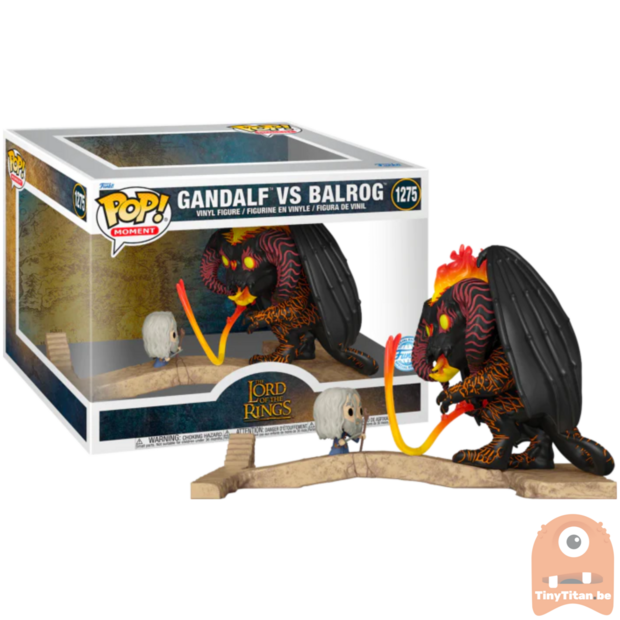 POP! Movies gandalf vs Balrog 1275 Lord of The Rings Movie Moment Exclusive