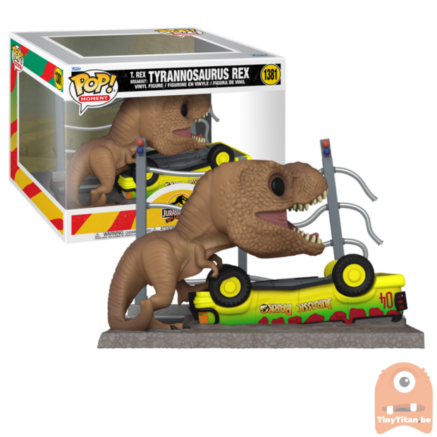 POP! Movie Moments T. REX BREAKOUT: TYRANNOSAURUS REX 1381 Jurassic Park Exclusive 