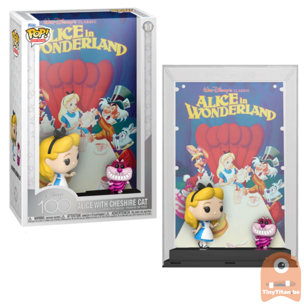 POP! Movie Poster: Alice With Cheshire Cat 11 Disney