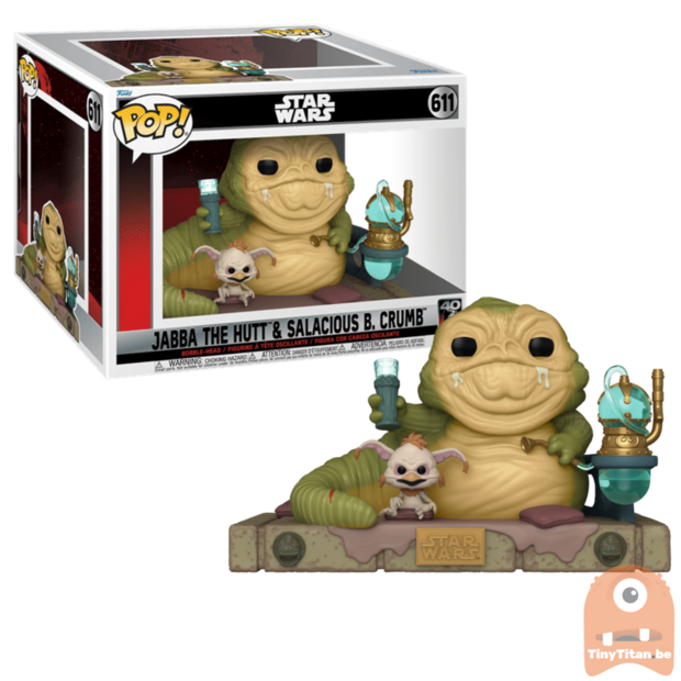 POP! Star Wars Jabba The Hutt &amp; Salacious B. Crumb 611